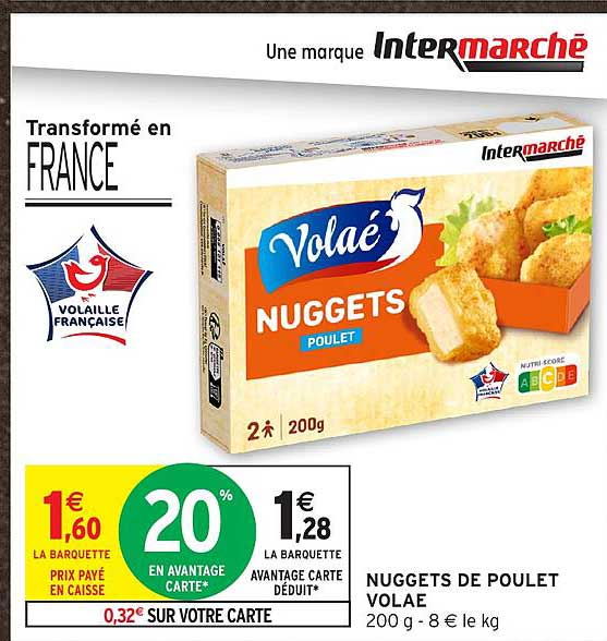 NUGGETS DE POULET VOLAE