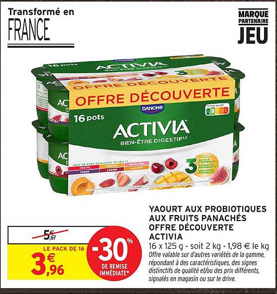 OFFRE DÉCOUVERTE ACTIVA
