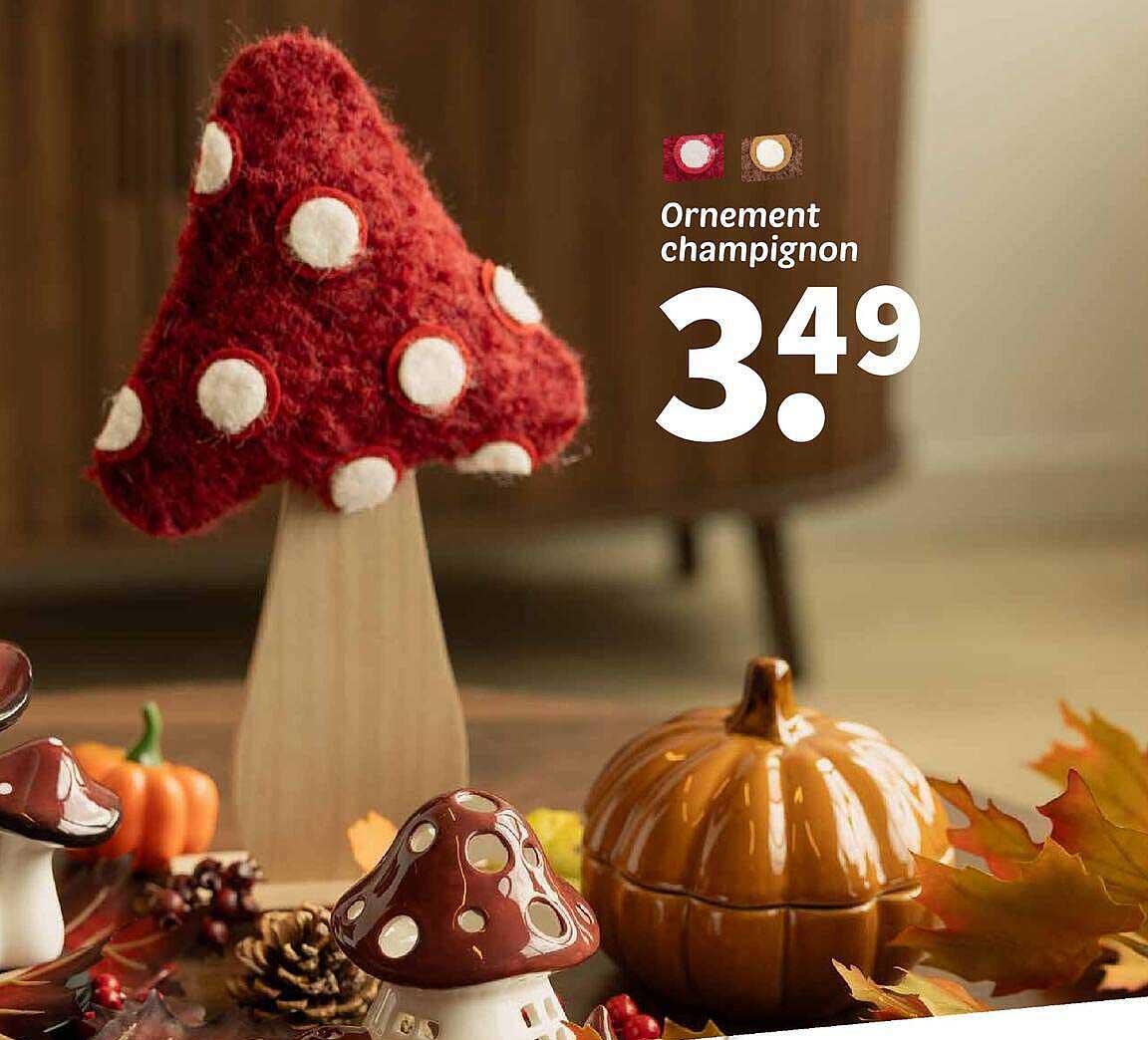 Ornement champignon