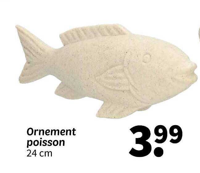 Ornement poisson 24 cm