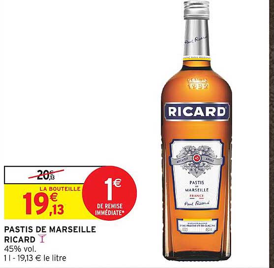 PASTIS DE MARSEILLE RICARD