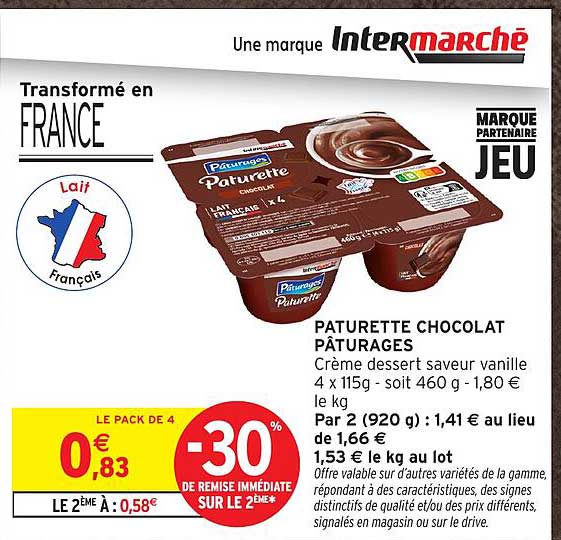 PATURETTE CHOCOLAT PÂTURAGES