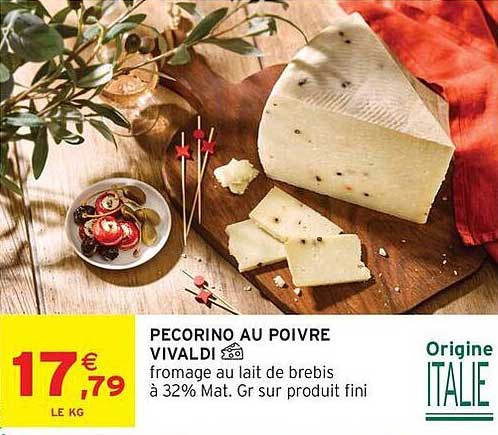 PECORINO AU POIVRE VIVALDI