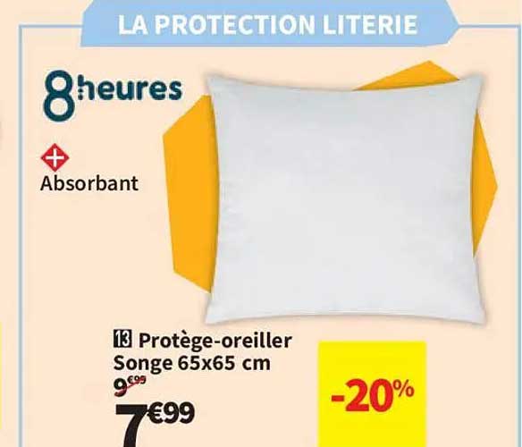 Protège-oreiller Songe 65x65 cm
