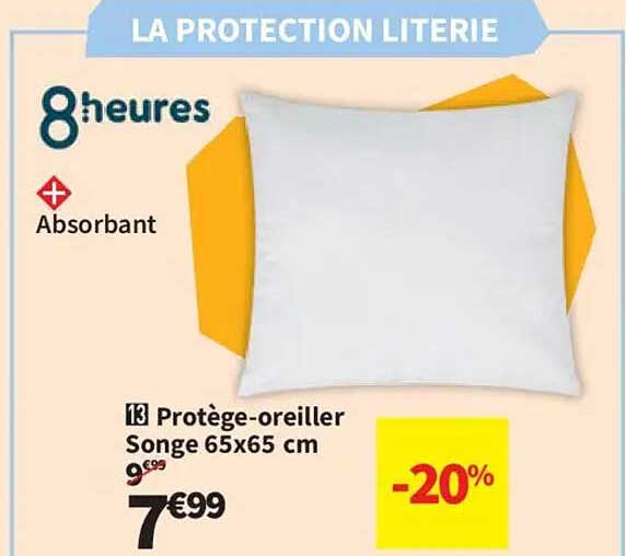 Protège-oreiller Songe 65x65 cm
