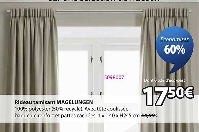 Rideau tamisant MAGELUNGEN