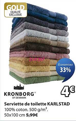 Serviette de toilette KARLSTAD