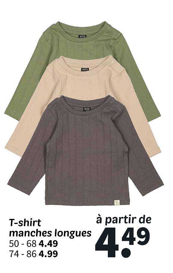T-shirt manches longues