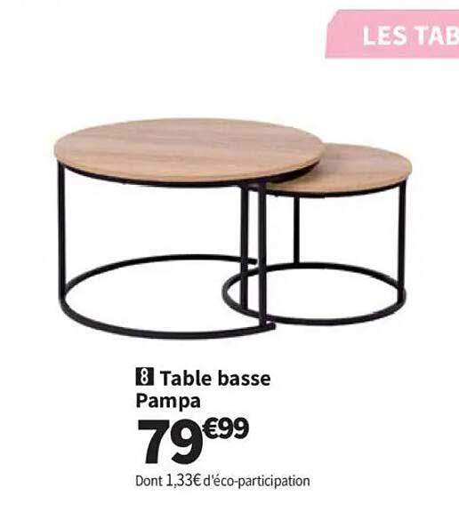 Table basse Pampa