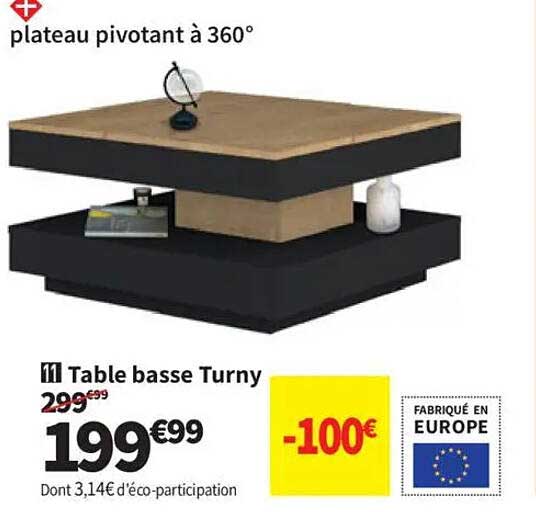 Table basse Turny