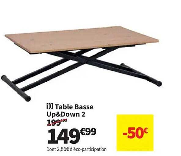 Table Basse Up&Down 2
