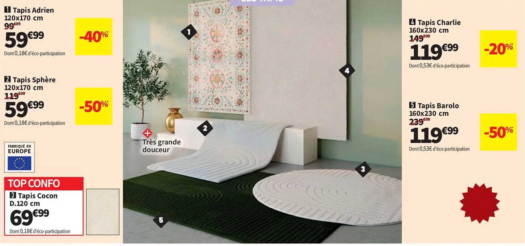 Tapis Adrien 120x170 cm