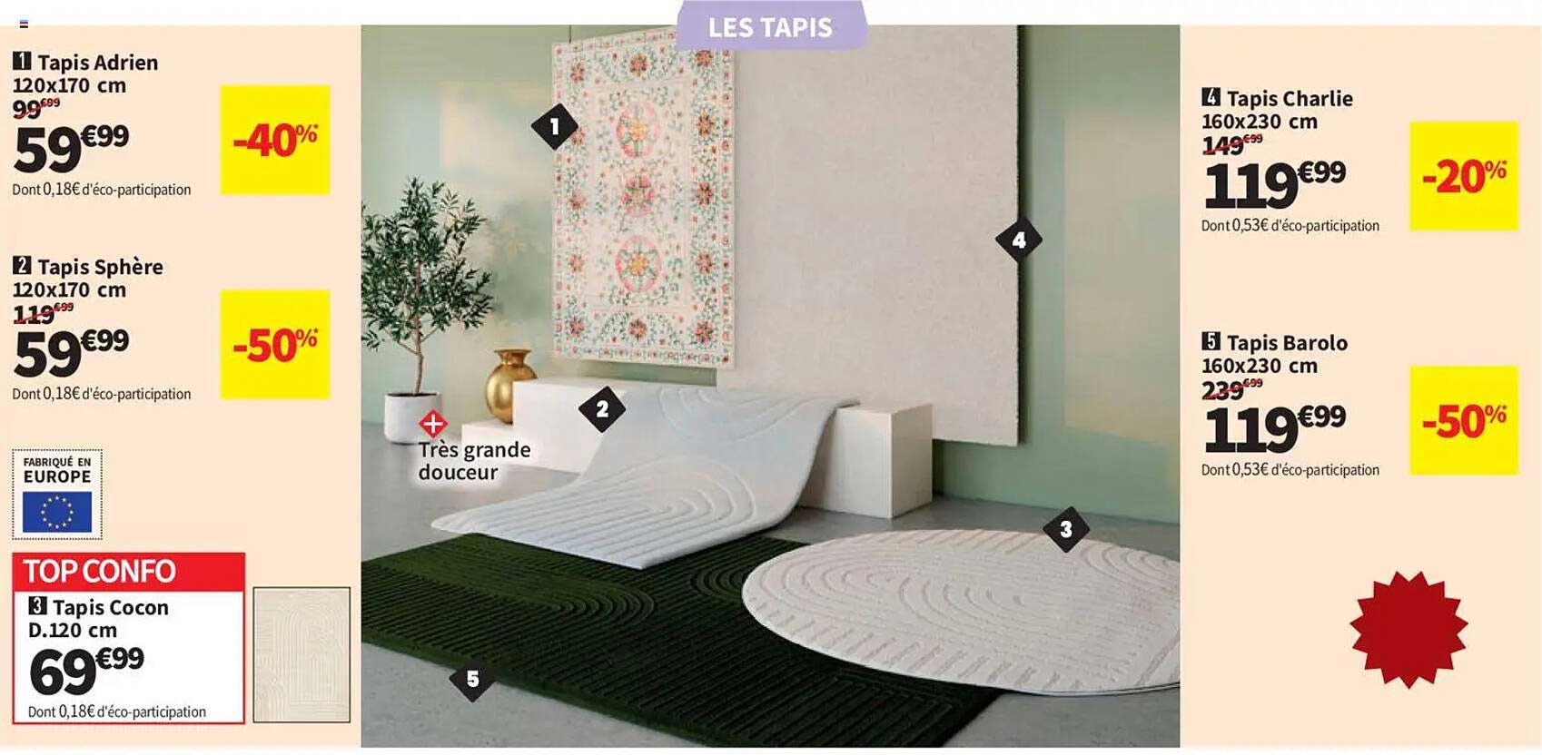 Tapis Adrien 120x170 cm