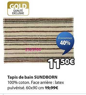 Tapis de bain SUNDBORN
