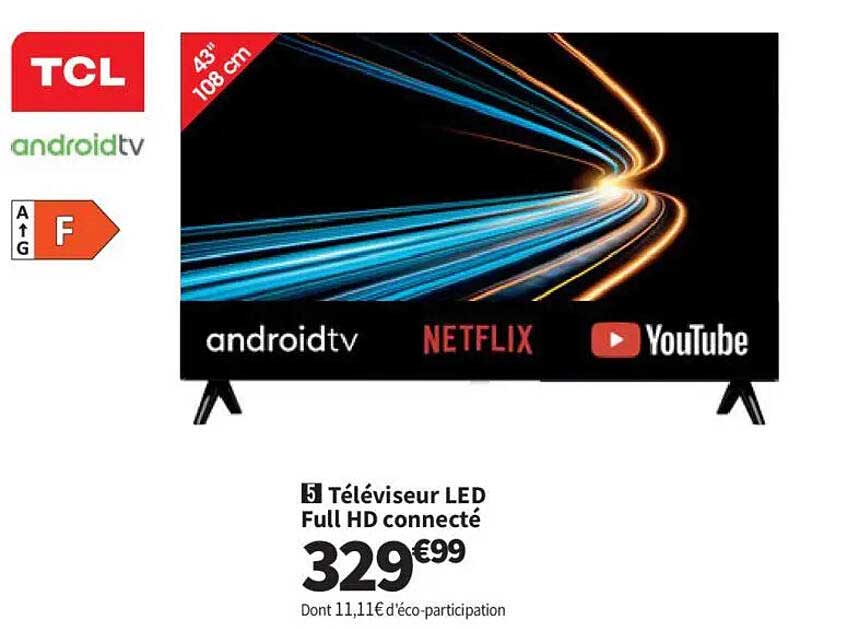Téléviseur LED Full HD connecté