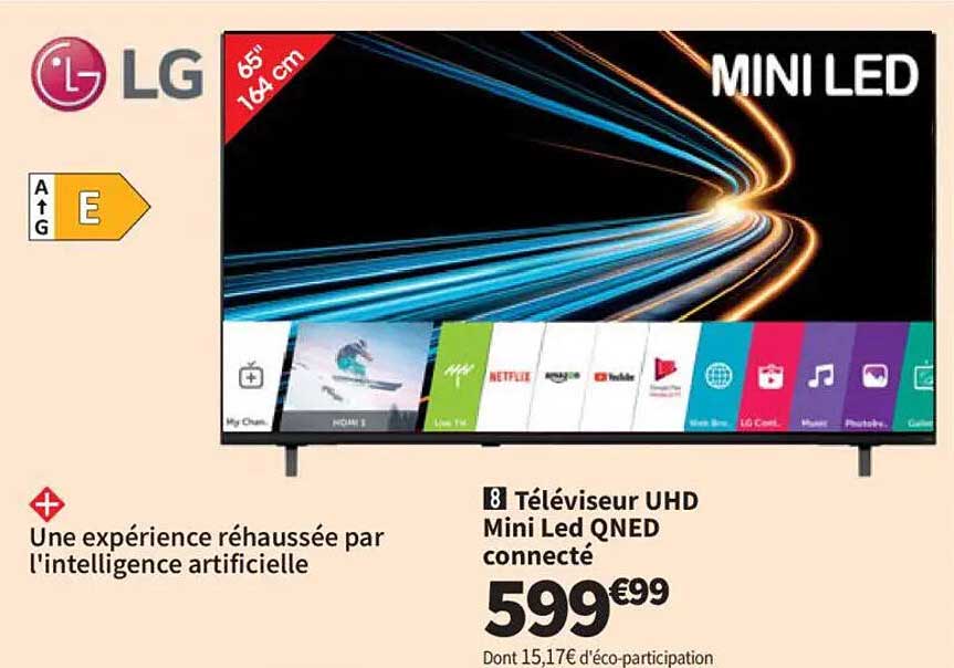 Téléviseur UHD Mini Led QNED connecté
