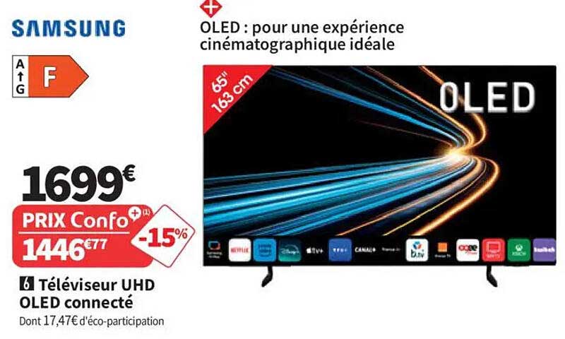Téléviseur UHD OLED connecté