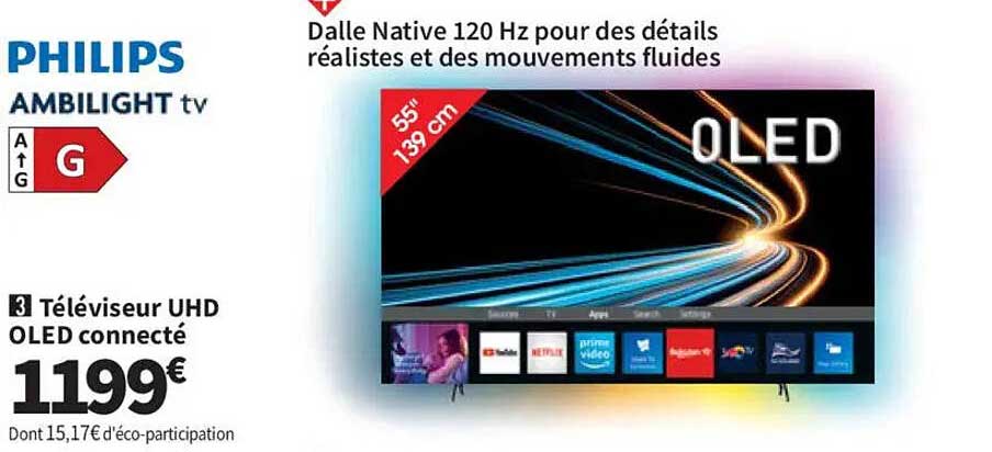 Téléviseur UHD OLED connecté