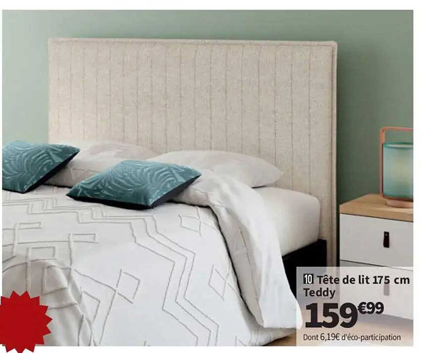 Tête de lit 175 cm Teddy