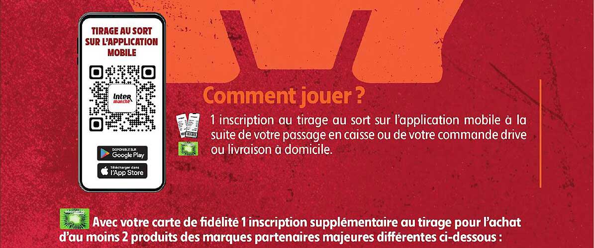 TIRAGE AU SORT SUR L'APPLICATION MOBILE