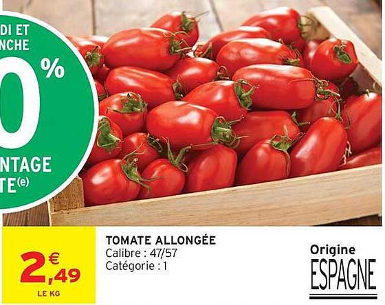 TOMATE ALLONGÉE