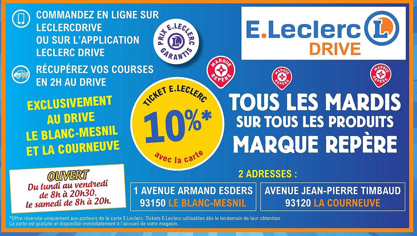 TOUS LES MARDIS SUR TOUS LES PRODUITS MARQUE REPÈRE