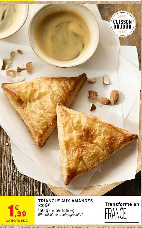 TRIANGLE AUX AMANDES x2