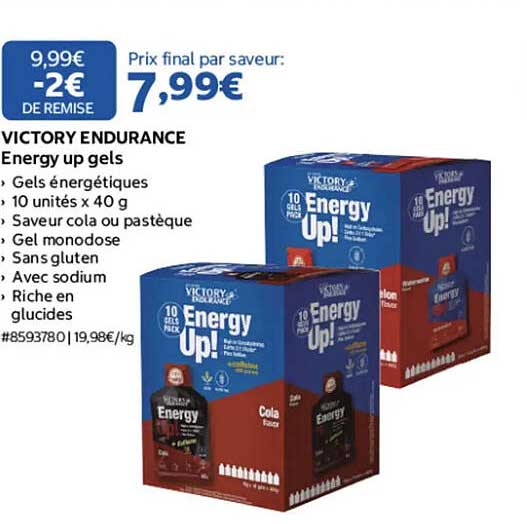 VICTORY ENDURANCE Energy up gels