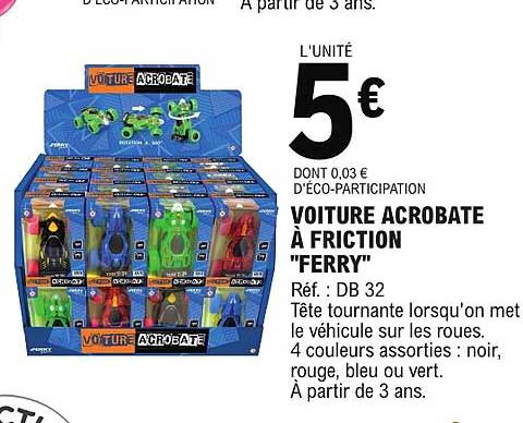 VOITURE ACROBATE À FRICTION "FERRY"