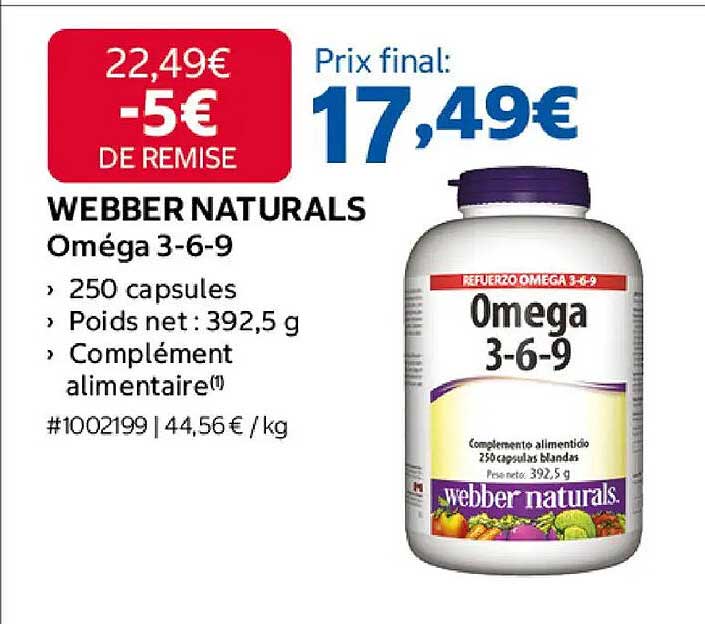 WEBBER NATURALS Oméga 3-6-9