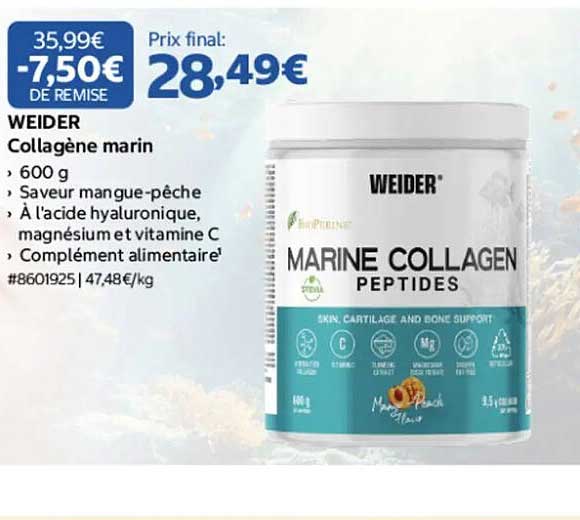 WEIDER Collagène marin