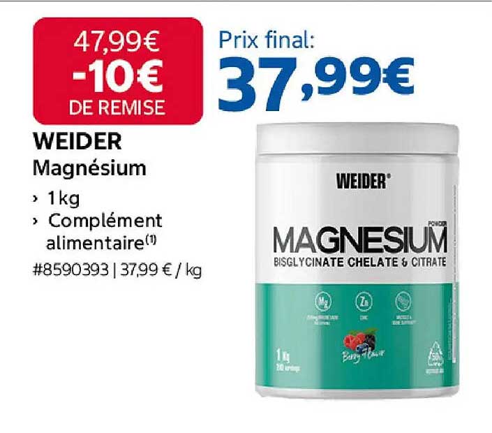 WEIDER Magnésium
