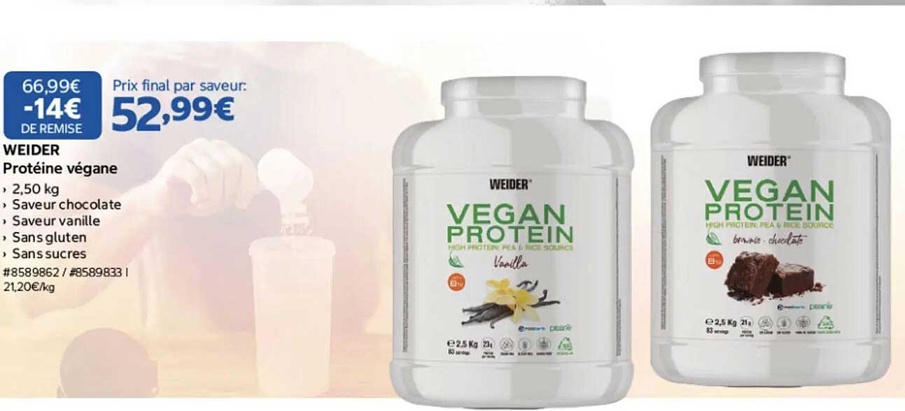 WEIDER Protéine végane