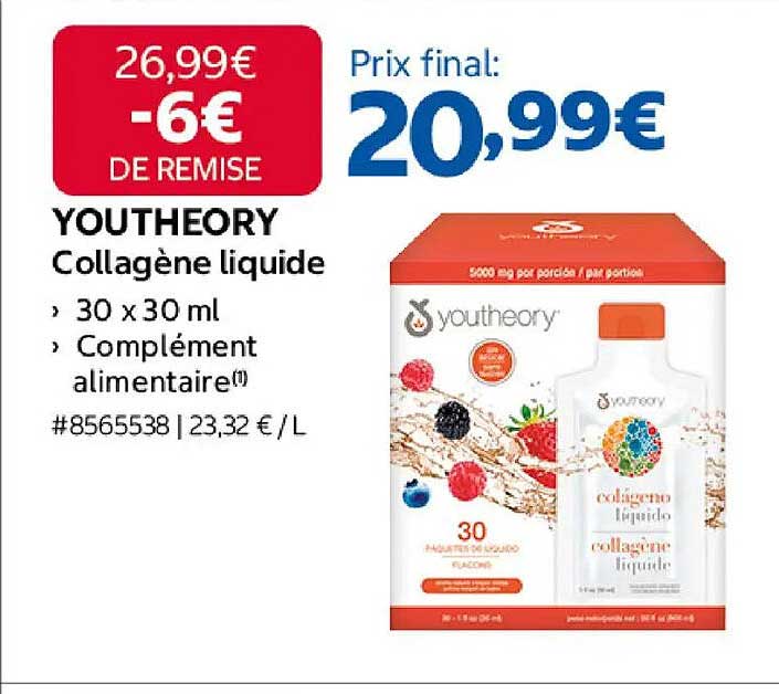 YOUTHEORY Collagène liquide