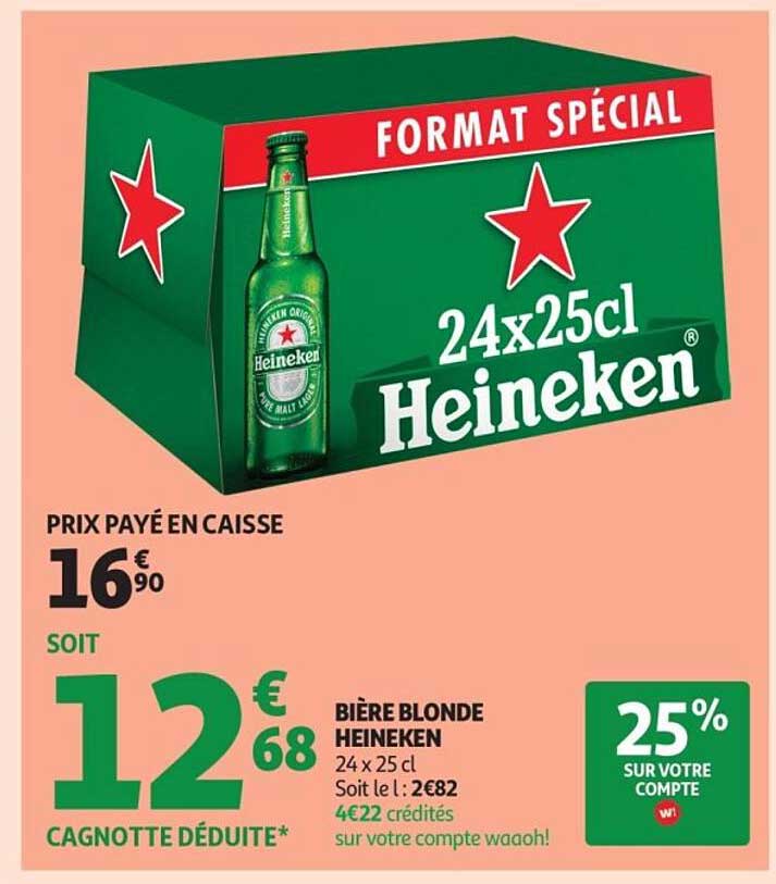 BIARE BLONDE HEINEKEN
24 x 25 cl