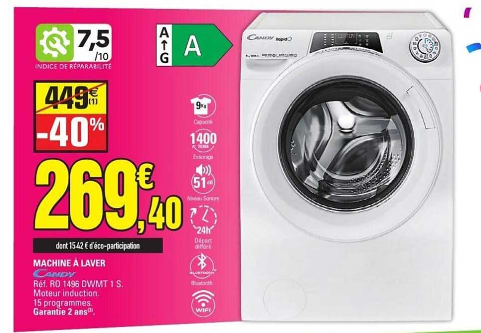 Machine A Laver Leclerc Promo