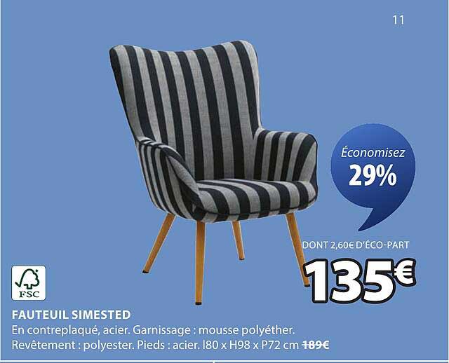 FAUTEUIL SIMESTED