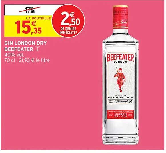 GIN LONDON DRY BEEFEATER
