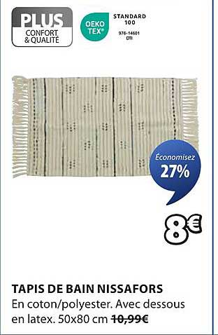 TAPIS DE BAIN NISSASFORS