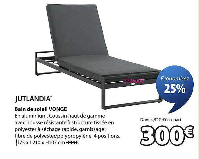 Promo Bain De Soleil Vonge chez JYSK - 123Catalogue.fr