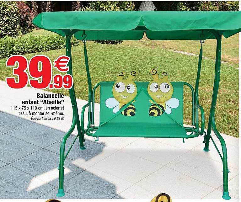 Balancelle enfant “Abeille”