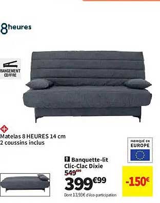 Banquette-lit Clic-Clac Dixie