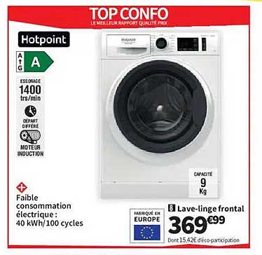 Lave-linge frontal