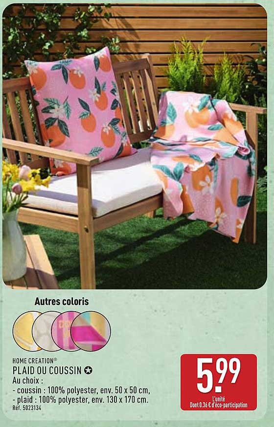 PLAID OU COUSSIN