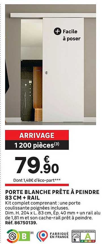 Porte Leroy Merlin Blanche