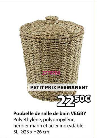 Poubelle de salle de bain VEGBY