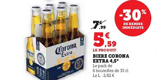 BIERE CORONA EXTRA 4,5°