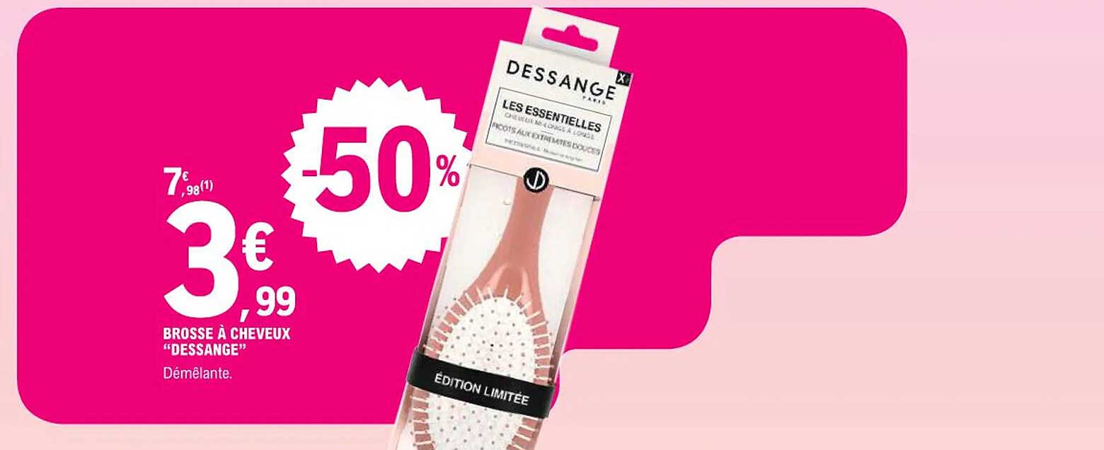 BROSSE À CHEVEUX "DESSANGE"