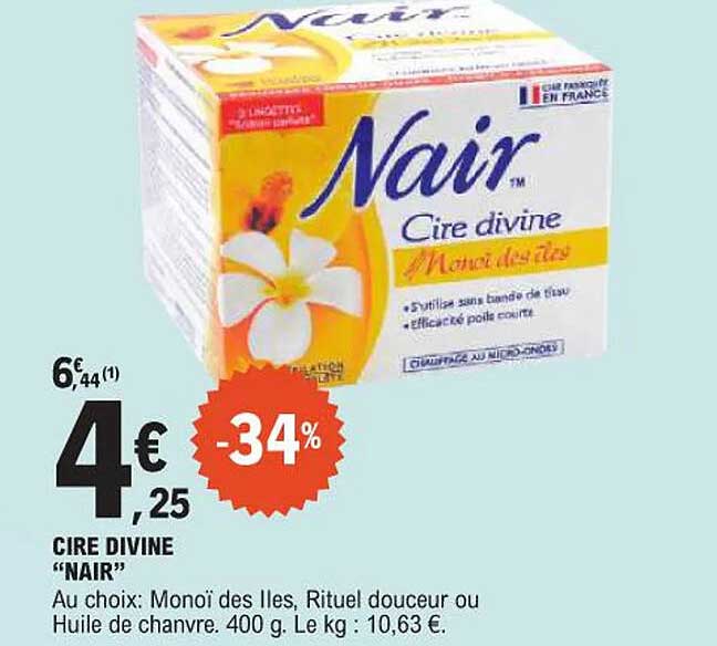 CIRE DIVINE "NAIR"