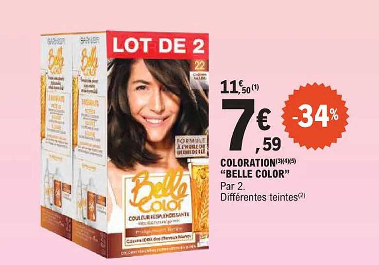 COLORATION "BELLE COLOR"